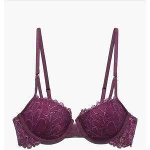 SAVAGE X Fenty Late Night Purple Not Sorry Lightly Lined Balconette Bra 42DDD